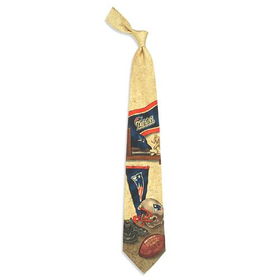 New England Patriots NFL Nostalgia #2 Mens Tie (100% Silk)england 