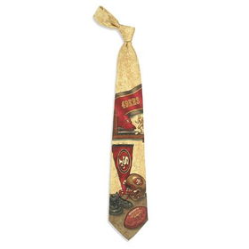 San Francisco 49ers NFL Nostalgia #2 Mens Tie (100% Silk)san 