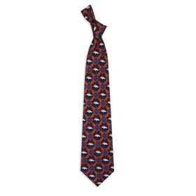 Denver Broncos NFL Pattern 3 Mens Tie (100% Silk)denver 