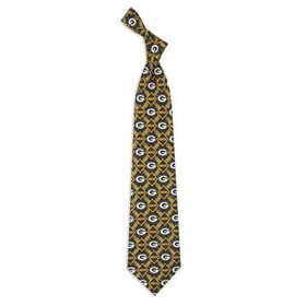 Green Bay Packers NFL Pattern #3 Mens Tie (100% Silk)green 