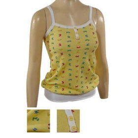 Ladies Thermal Tank Top w/Small Puppy Print Case Pack 6ladies 