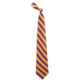 LSU Tigers NCAA Stripes" Mens Tie (100% Silk)"lsu 