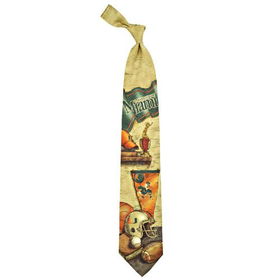 Miami Hurricanes NCAA Nostalgia #2 Mens Tie (100% Silk)miami 