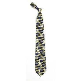Michigan Wolverines NCAA Pattern #2" Mens Tie (100% Silk)"michigan 