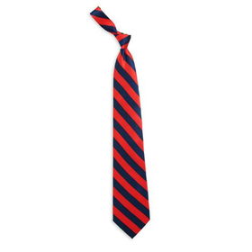 Mississippi Rebels NCAA Stripes" Mens Tie (100% Silk)"mississippi 