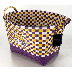LSU Tigers NCAA Woven Basketlsu 