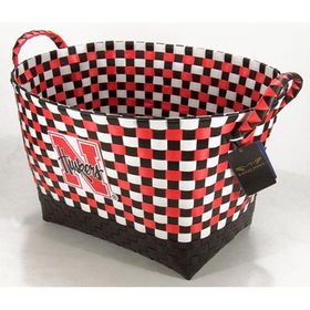 Nebraska Cornhuskers NCAA Woven Basketnebraska 