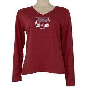 Alabama Crimson Tide NCAA Ladies Marquee Loungwear L/S Topalabama 