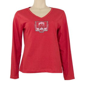 Ohio State Buckeyes NCAA Ladies Marquee Loungwear L/S Topohio 