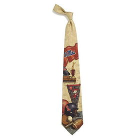 Mississippi Rebels NCAA Nostalgia #2 Mens Tie (100% Silk)mississippi 