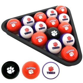 Clemson Tigers Officially Licensed Billiard Ballsclemson 