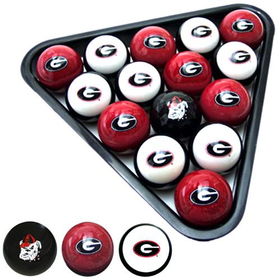 Georgia Bulldogs Officially Licensed Billiard Ballsgeorgia 