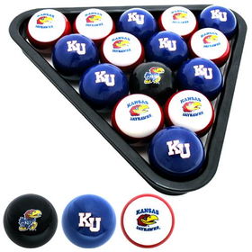 Kansas Jayhawks Officially Licensed Billiard Ballskansas 