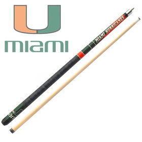 Miami Hurricanes Officially Licensed Billiards Cue Stickmiami 