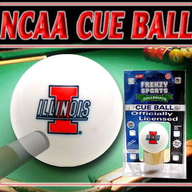 Illinois Illini Officially Licensed Billiards Cue Ballillinois 