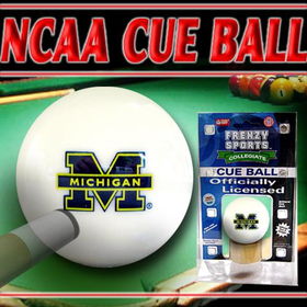 Michigan Wolverines Officially Licensed Billiards Cue Ballmichigan 