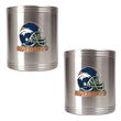 Denver Broncos NFL 2pc Stainless Steel Can Holder Set- Helmet Logo