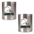 San Diego Chargers NFL 2pc Stainless Steel Can Holder Set- Helmet Logo
