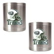 Tennessee Titans NFL 2pc Stainless Steel Can Holder Set- Helmet Logo