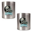 Jacksonville Jaguars NFL 2pc Stainless Steel Can Holder Set- Helmet Logo