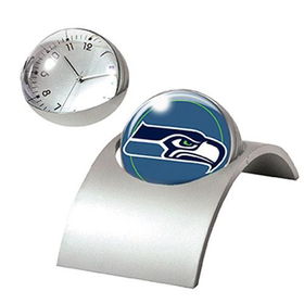 Seattle Seahawks NFL Spinning Desk Clockseattle 