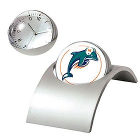 Miami Dolphins NFL Spinning Desk Clockmiami 