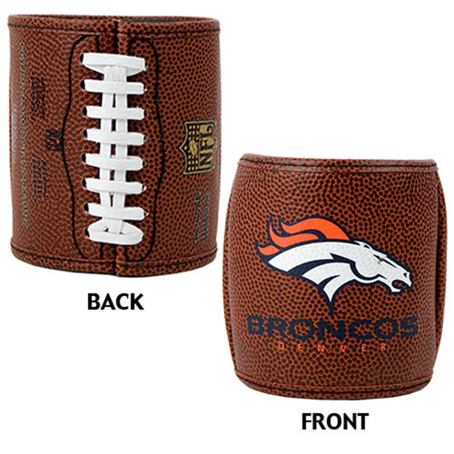 Denver Broncos NFL 2pc Football Can Holder Set