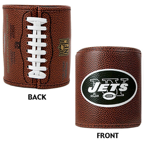New York Jets NFL 2pc Football Can Holder Set