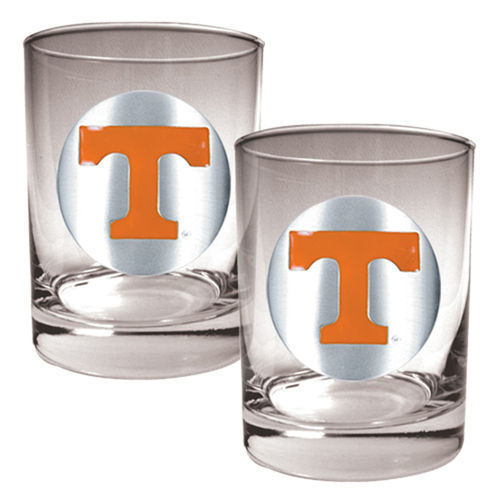 Tennessee Volunteers NCAA 2pc Rocks Glass Settennessee 