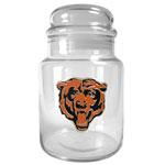 Chicago Bears NFL 31oz Glass Candy Jar - Primary Logochicago 