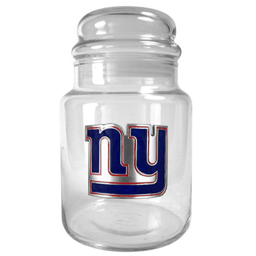 New York Giants NFL 31oz Glass Candy Jar - Primary Logoyork 