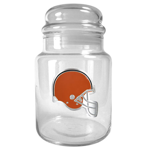 Cleveland Browns NFL 31oz Glass Candy Jar - Primary Logocleveland 