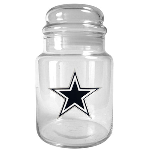 Dallas Cowboys NFL 31oz Glass Candy Jar - Primary Logo