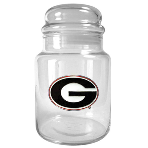 Georgia Bulldogs NCAA 31oz Glass Candy Jar - Primary Logogeorgia 