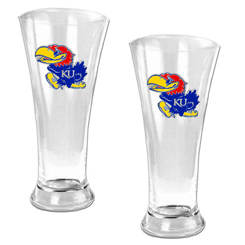 Kansas Jayhawks NCAA 2pc Pilsner Setkansas 