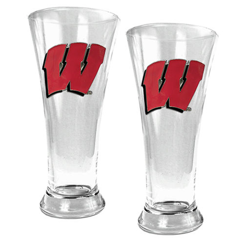 Wisconsin Badgers NCAA 2pc Pilsner Setwisconsin 