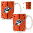 Washington Wizards NBA 2pc Ceramic Gameball Mug Set - Primary Logo