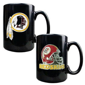Washington Redskins NFL 2pc Coffee Mug Set-Helmet/Primary Logowashington 