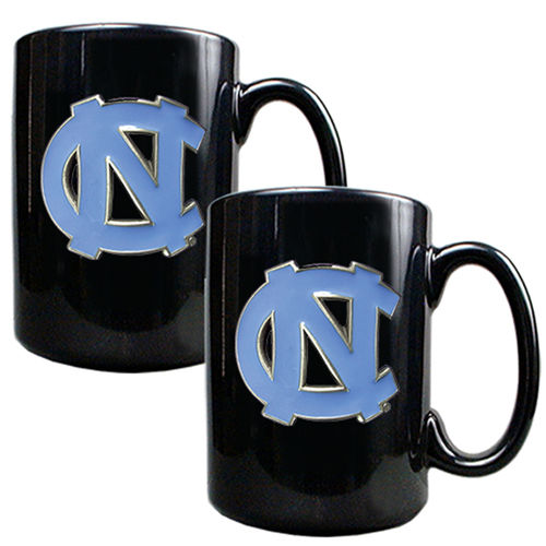 North Carolina Tar Heels NCAA 2pc Coffee Mug Setnorth 