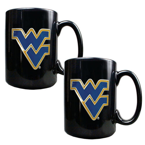 West Virginia Mountaineers NCAA 2pc Coffee Mug Setwest 