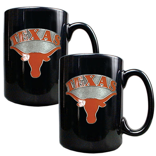 Texas Longhorns NCAA 2pc Coffee Mug Settexas 