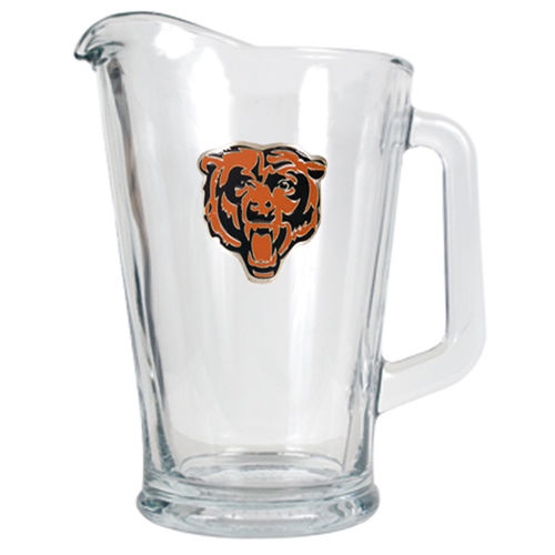 Chicago Bears NFL 60oz Glass Pitcher - Primary Logochicago 