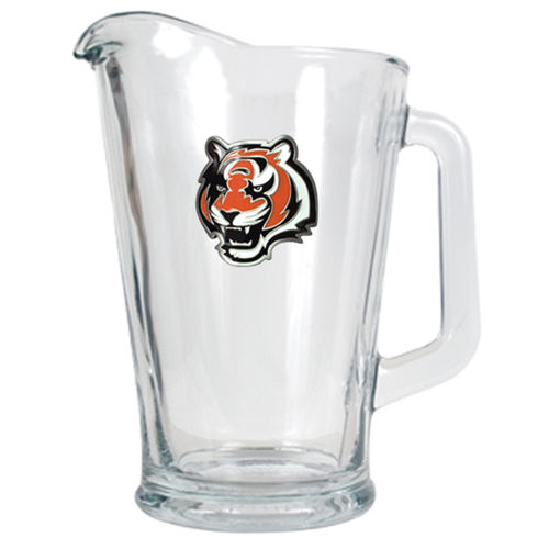 Cincinnati Bengals NFL 60oz Glass Pitcher - Primary Logo