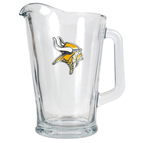 Minnesota Vikings NFL 60oz Glass Pitcher - Primary Logo