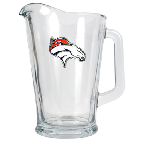 Denver Broncos NFL 60oz Glass Pitcher - Primary Logo