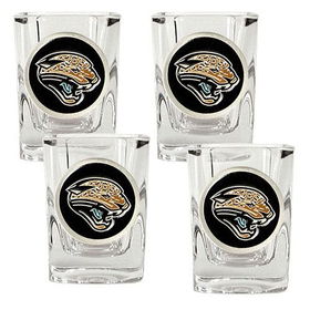 Jacksonville Jaguars NFL 4pc Square Shot Glass Setjacksonville 