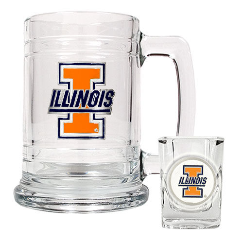 Illinois Fighting Illini NCAA Boilermaker Setillinois 