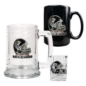 Atlanta Falcons NFL 15oz Tankard, 15oz Ceramic Mug & 2oz Shot Glass Set - Helmet Logoatlanta 