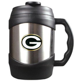 Green Bay Packers NFL 52oz Stainless Steel Macho Travel Muggreen 