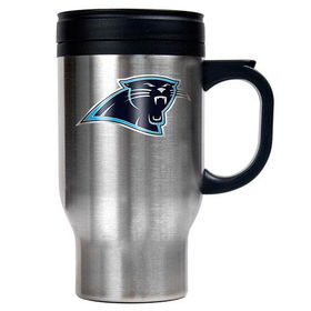 Carolina Panthers NFL 16oz Stainless Steel Travel Mug - Primary Logocarolina 